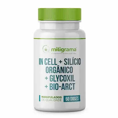 In Cell + Silicio Orgânico + Glycoxil + Bio-Arct 60 Doses